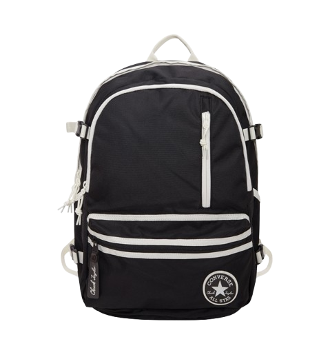 Converse 黑白拼色双肩包