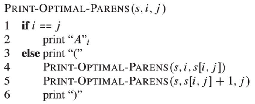 PRINT-OPTIMAL-PARENS